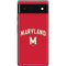 University of Maryland Collegiate Text Red Google Pixel 6 Skin